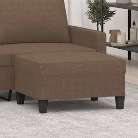 Brown fabric footstool 70x55x41 cm by , Ottomans - Ref: Foro24-349350, Price: 58,46 €, Discount: %