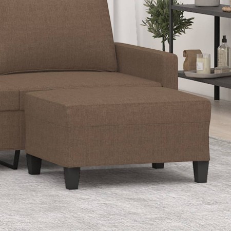 Brauner Stoff-Fußhocker 70x55x41 cm von , Osmanen - Ref: Foro24-349350, Preis: 58,46 €, Rabatt: %