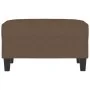Brauner Stoff-Fußhocker 70x55x41 cm von , Osmanen - Ref: Foro24-349350, Preis: 57,66 €, Rabatt: %