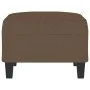 Brown fabric footstool 70x55x41 cm by , Ottomans - Ref: Foro24-349350, Price: 57,57 €, Discount: %