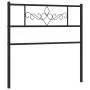 Cabecero de metal negro 90 cm de , Cabeceros y pies de cama - Ref: Foro24-355295, Precio: 24,64 €, Descuento: %