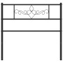 Kopfteil aus schwarzem Metall, 90 cm von , Kopf- und Fußteile - Ref: Foro24-355295, Preis: 25,03 €, Rabatt: %