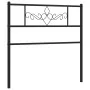 Cabecero de metal negro 90 cm de , Cabeceros y pies de cama - Ref: Foro24-355295, Precio: 24,64 €, Descuento: %