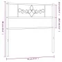 Cabecero de metal negro 90 cm de , Cabeceros y pies de cama - Ref: Foro24-355295, Precio: 24,64 €, Descuento: %