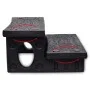 Escalones para bañera de hidromasaje negro de vidaXL, Accesorios para piscinas y spa - Ref: Foro24-90717, Precio: 112,86 €, D...