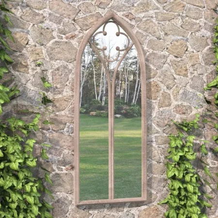 Sand iron garden mirror for outdoors 100x45 cm by , Mirrors - Ref: Foro24-318349, Price: 144,79 €, Discount: %