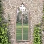 Sand iron garden mirror for outdoors 100x45 cm by , Mirrors - Ref: Foro24-318349, Price: 144,79 €, Discount: %