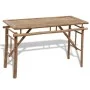 Klappbarer Gartentisch mit 2 100 cm Bambusbänken von vidaXL, Gartensets - Ref: Foro24-41502, Preis: 160,82 €, Rabatt: %