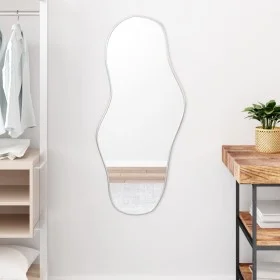 Silver wall mirror 100x45 cm by , Mirrors - Ref: Foro24-348258, Price: 81,11 €, Discount: %