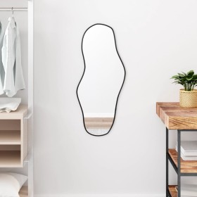 Espejo de pared negro 80x35 cm de , Espejos - Ref: Foro24-348266, Precio: 50,58 €, Descuento: %