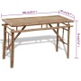 Folding garden table with 2 100 cm bamboo benches by vidaXL, Garden sets - Ref: Foro24-41502, Price: 149,05 €, Discount: %