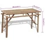Mesa de jardín plegable con 2 bancos 100 cm de bambú de vidaXL, Conjuntos de jardín - Ref: Foro24-41502, Precio: 160,82 €, De...