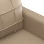 Cappuccino synthetic leather 3-piece sofa set with cushions by , Sofas - Ref: Foro24-3201352, Price: 641,17 €, Discount: %