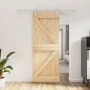 Schiebetür mit Beschlägen aus massivem Kiefernholz, 80 x 210 cm von , Türen - Ref: Foro24-3203006, Preis: 210,18 €, Rabatt: %