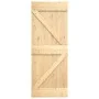 Sliding door with solid pine wood fittings 80x210 cm by , Doors - Ref: Foro24-3203084, Price: 237,90 €, Discount: %