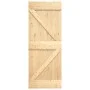 Schiebetür mit Beschlägen aus massivem Kiefernholz, 80 x 210 cm von , Türen - Ref: Foro24-3203213, Preis: 214,52 €, Rabatt: %