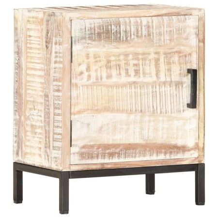Mesita de noche de madera maciza de acacia 40x30x50 cm de vidaXL, Mesitas de noche - Ref: Foro24-287330, Precio: 92,66 €, Des...