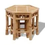 Bambus-Gartenhocker 3 Einheiten von vidaXL, Gartenstühle - Ref: Foro24-41495, Preis: 123,27 €, Rabatt: %