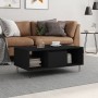 Mesa de centro madera contrachapada negro 90x50x36,5 cm de , Mesas de centro - Ref: Foro24-830589, Precio: 63,11 €, Descuento: %
