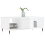 Couchtisch aus glänzend weißem Sperrholz, 90 x 50 x 36,5 cm von , Couchtisch - Ref: Foro24-830582, Preis: 67,81 €, Rabatt: %