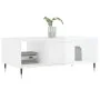 Mesa de centro madera contrachapada blanco brillo 90x50x36,5 cm de , Mesas de centro - Ref: Foro24-830582, Precio: 66,99 €, D...
