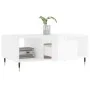 Mesa de centro madera contrachapada blanco brillo 90x50x36,5 cm de , Mesas de centro - Ref: Foro24-830582, Precio: 66,99 €, D...