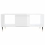 Glossy white plywood coffee table 90x50x36.5 cm by , Coffee table - Ref: Foro24-830582, Price: 67,72 €, Discount: %