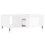 Couchtisch aus glänzend weißem Sperrholz, 90 x 50 x 36,5 cm von , Couchtisch - Ref: Foro24-830582, Preis: 67,81 €, Rabatt: %