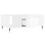 Mesa de centro madera contrachapada blanco brillo 90x50x36,5 cm de , Mesas de centro - Ref: Foro24-830582, Precio: 66,99 €, D...