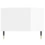 Mesa de centro madera contrachapada blanco brillo 90x50x36,5 cm de , Mesas de centro - Ref: Foro24-830582, Precio: 66,99 €, D...