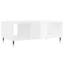 Mesa de centro madera contrachapada blanco brillo 90x50x36,5 cm de , Mesas de centro - Ref: Foro24-830582, Precio: 66,99 €, D...