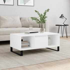 White plywood coffee table 90x50x36.5 cm by , Coffee table - Ref: Foro24-830596, Price: 62,35 €, Discount: %