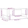 Couchtisch aus weißem Sperrholz, 90 x 50 x 36,5 cm von , Couchtisch - Ref: Foro24-830596, Preis: 61,60 €, Rabatt: %
