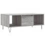 Sonoma-Couchtisch aus grauem Sperrholz, 90 x 50 x 36,5 cm von , Couchtisch - Ref: Foro24-830594, Preis: 63,03 €, Rabatt: %
