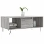 Sonoma-Couchtisch aus grauem Sperrholz, 90 x 50 x 36,5 cm von , Couchtisch - Ref: Foro24-830594, Preis: 62,36 €, Rabatt: %