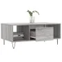 Mesa de centro madera contrachapada gris Sonoma 90x50x36,5 cm de , Mesas de centro - Ref: Foro24-830594, Precio: 62,36 €, Des...