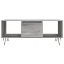 Sonoma-Couchtisch aus grauem Sperrholz, 90 x 50 x 36,5 cm von , Couchtisch - Ref: Foro24-830594, Preis: 62,36 €, Rabatt: %