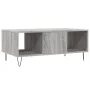 Sonoma-Couchtisch aus grauem Sperrholz, 90 x 50 x 36,5 cm von , Couchtisch - Ref: Foro24-830594, Preis: 62,36 €, Rabatt: %