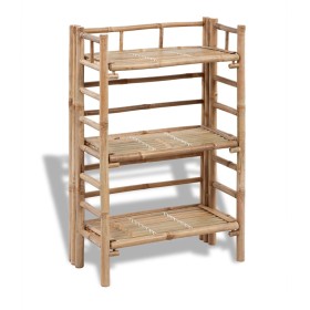 Bamboo 3-tier plant shelf by vidaXL, Pot stands - Ref: Foro24-41494, Price: 83,90 €, Discount: %