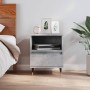 Concrete gray engineered wood bedside table 40x35x50 cm by , Nightstands - Ref: Foro24-830612, Price: 41,12 €, Discount: %