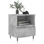 Concrete gray engineered wood bedside table 40x35x50 cm by , Nightstands - Ref: Foro24-830612, Price: 41,12 €, Discount: %