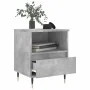 Concrete gray engineered wood bedside table 40x35x50 cm by , Nightstands - Ref: Foro24-830612, Price: 40,61 €, Discount: %