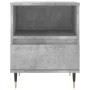 Concrete gray engineered wood bedside table 40x35x50 cm by , Nightstands - Ref: Foro24-830612, Price: 40,61 €, Discount: %