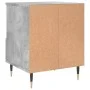 Concrete gray engineered wood bedside table 40x35x50 cm by , Nightstands - Ref: Foro24-830612, Price: 40,61 €, Discount: %