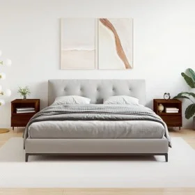 Nachttische, 2 Stück, Eichenbraun, Holzwerkstoff, 40 x 35 x 50 cm von , Nachttische - Ref: Foro24-830619, Preis: 78,76 €, Rab...