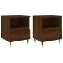 Nightstands 2 pcs oak brown engineered wood 40x35x50 cm by , Nightstands - Ref: Foro24-830619, Price: 78,76 €, Discount: %