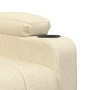Sillón de masaje elevable tela color crema