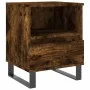 Mesita de noche madera de ingeniería roble ahumado 40x35x50 cm de , Mesitas de noche - Ref: Foro24-830646, Precio: 43,09 €, D...