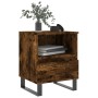 Nachttisch aus geräuchertem Eichenholzwerkstoff, 40 x 35 x 50 cm von , Nachttische - Ref: Foro24-830646, Preis: 43,63 €, Raba...