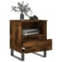 Nachttisch aus geräuchertem Eichenholzwerkstoff, 40 x 35 x 50 cm von , Nachttische - Ref: Foro24-830646, Preis: 43,63 €, Raba...